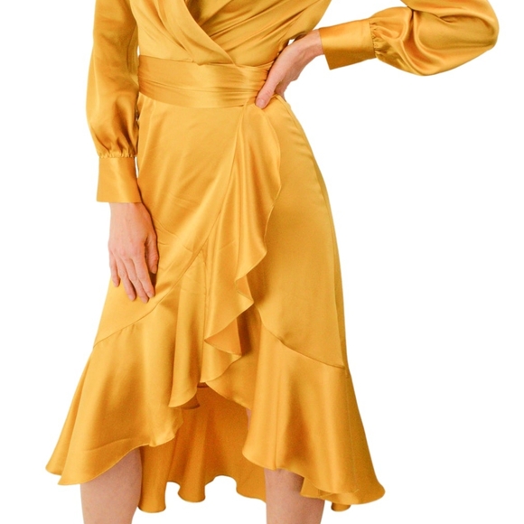 NWT Heros $650 wrap dress - Picture 5 of 6